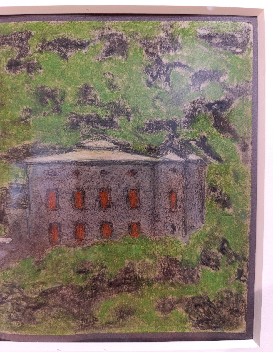 Jean-pierre Blanche (1927-2022), Chateau De Vauvenargues, Pastel On Paper, Signed, Framed-photo-3