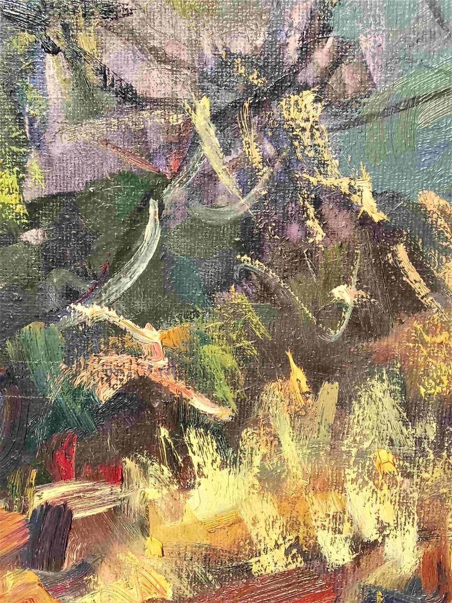 A. Sieyes (1914-1999), l'Amandier En Provence, Huile Sur Panneau Signée, Encadrée-photo-4