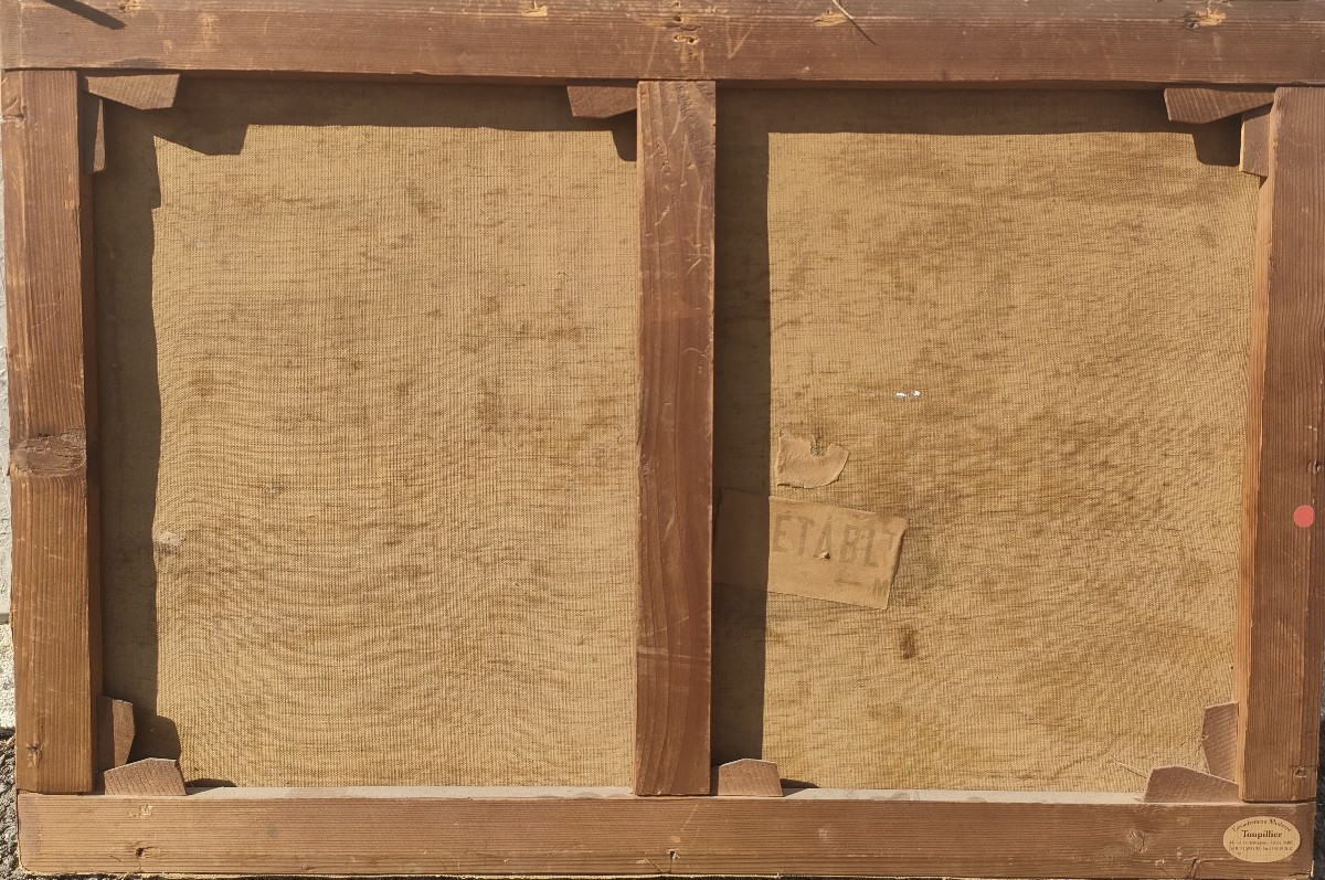 J. Eggiman, (1872-1929), The Port Of Algiers, Oil On Canvas, Signed, Dated 1919, Framed-photo-4