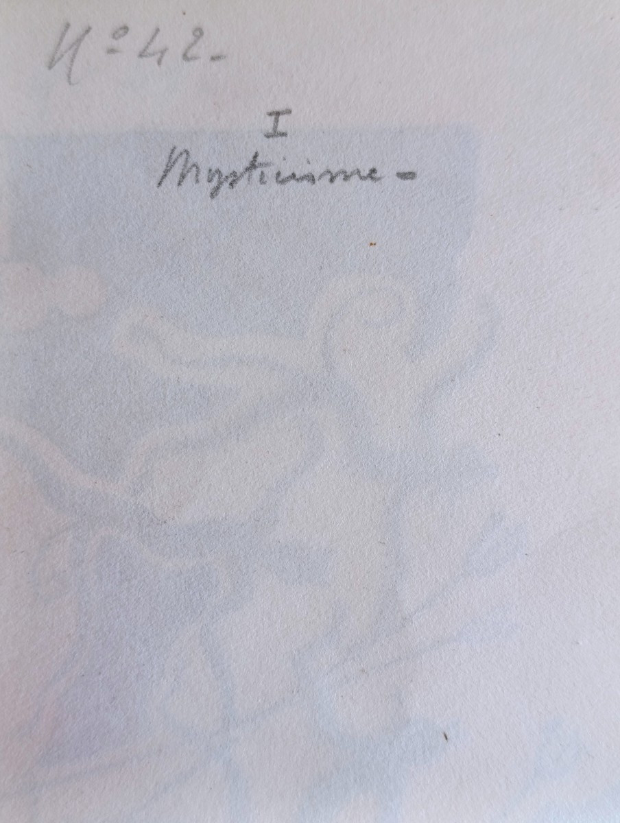 Raphael Arnal (1906-1963), Mysticisme, Encre Sur Papier, Signée, Encadrée, 1932-photo-1