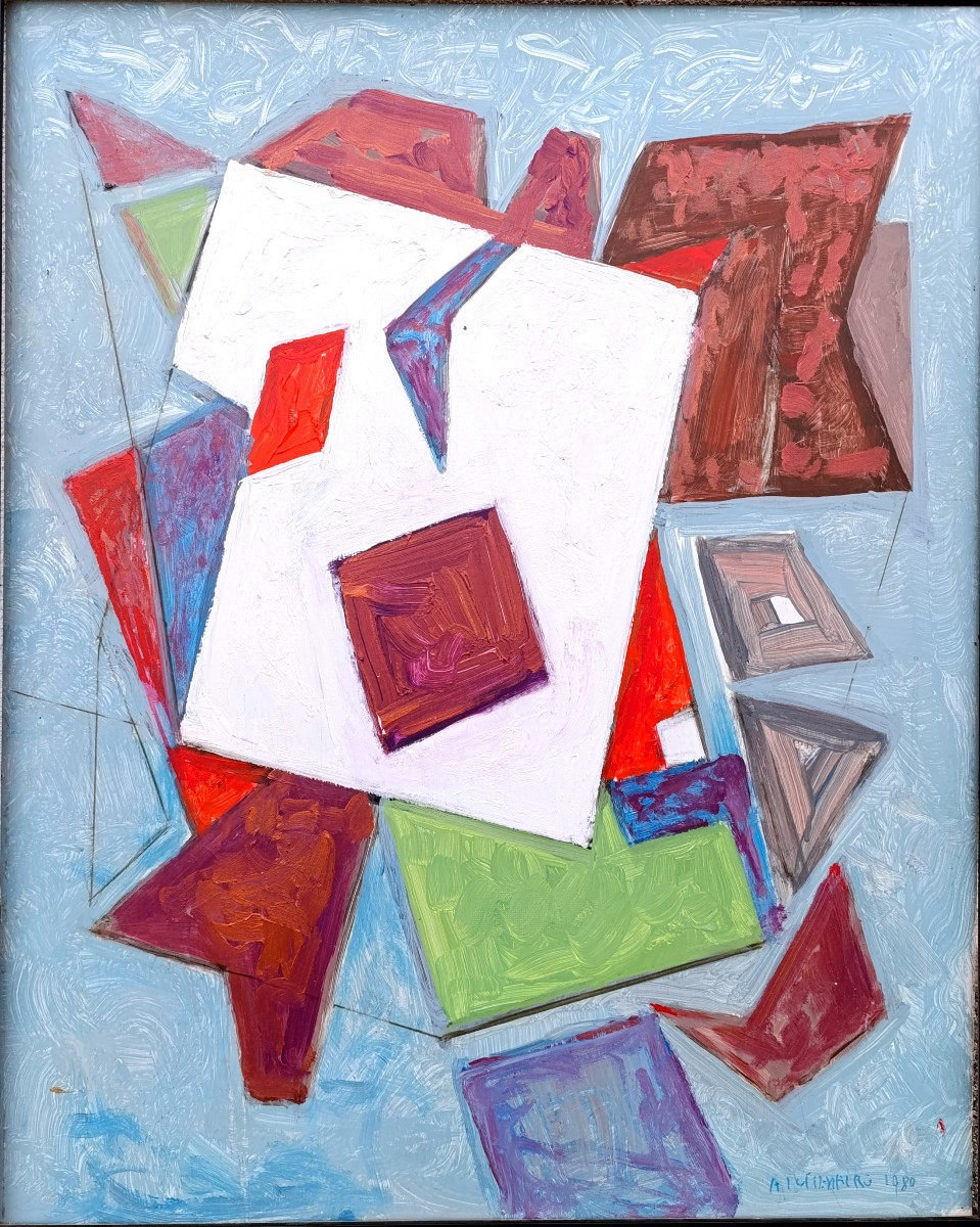 A. Rottenberg (1907-2000), The Blank Page, Oil On Panel, Signed