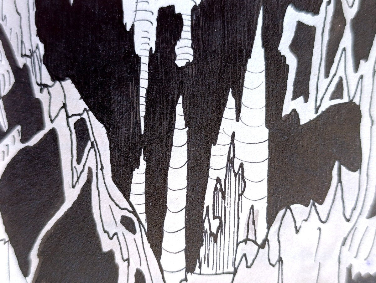 Raphael Arnal (1906-1963), La Grotte, Ink On Paper, Signed, Framed, 1932-photo-4