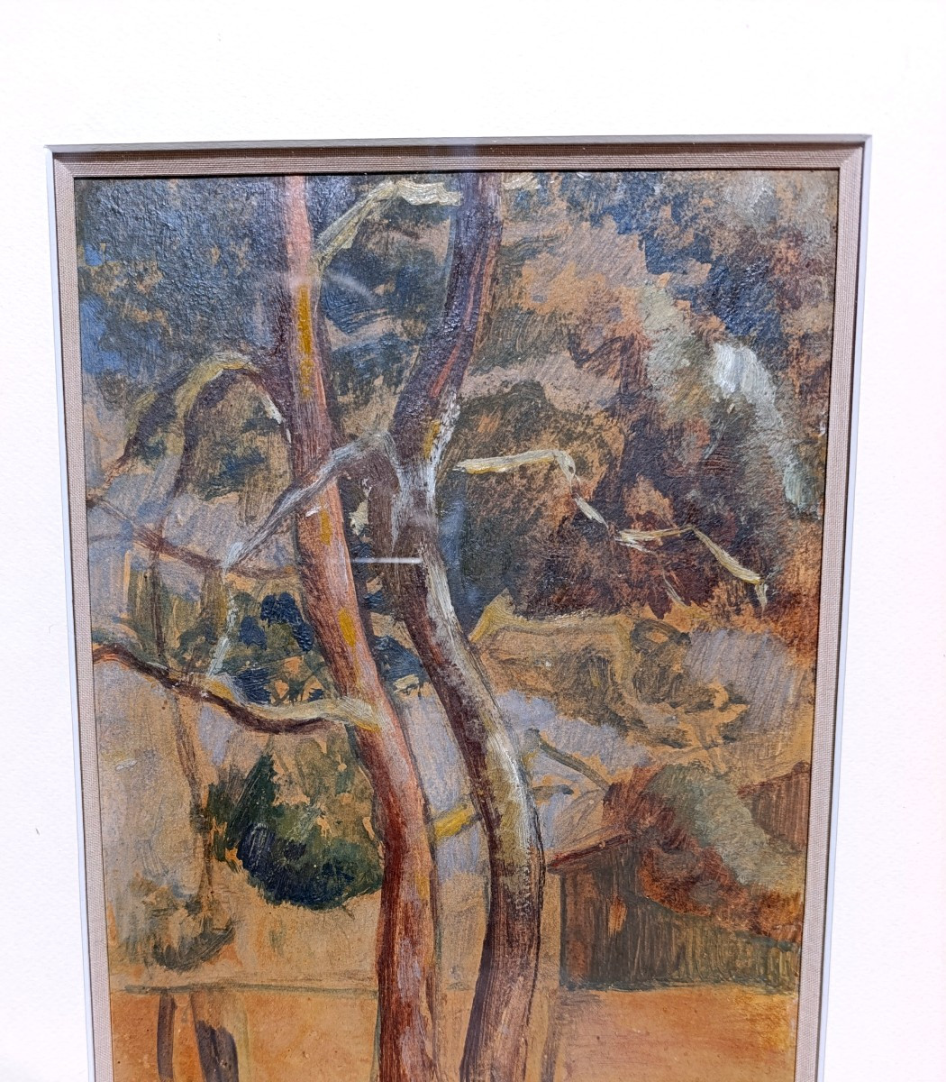 Marcel Arnaud (1877-1956), La Forêt, Oil On Cardboard, Signed, Framed-photo-1
