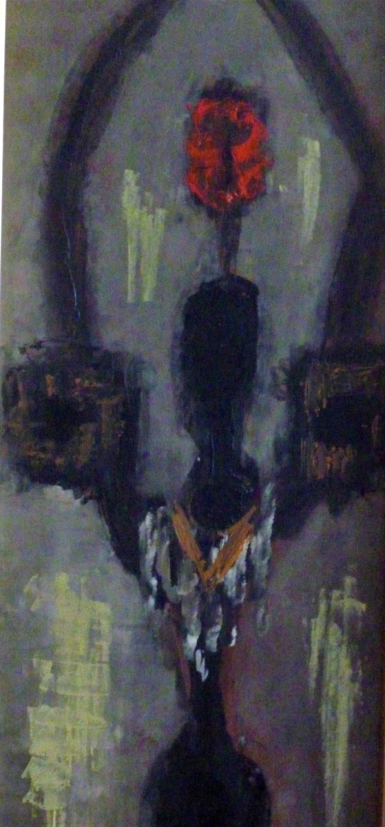 Charles Kiffer (1902-1992), La danseuse de Flamenco, huile sur carton, signée, encadrée-photo-4