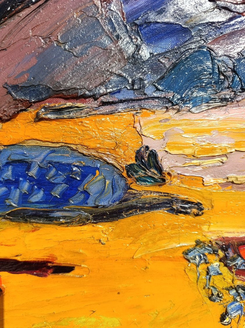 Pierre Ambrogiani (1907-1985), Paysage de montagne, Huile Sur Toile Signée, encadrée-photo-3