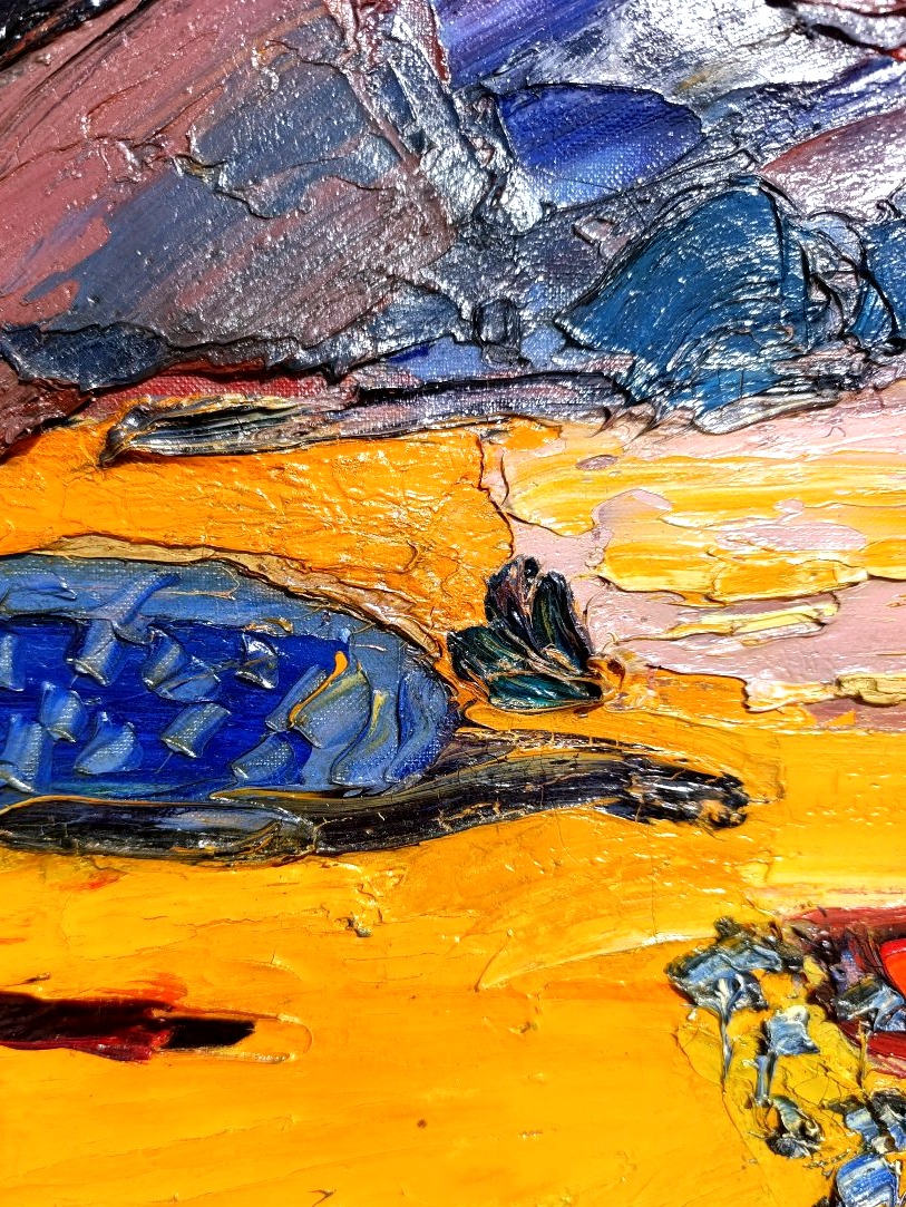 Pierre Ambrogiani (1907-1985), Paysage de montagne, Huile Sur Toile Signée, encadrée-photo-3