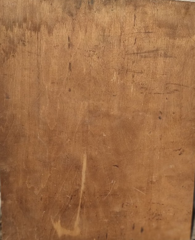 Ecole Française XXème, l'établi au repos, Huile Sur Carton Signée à Droite,-photo-4
