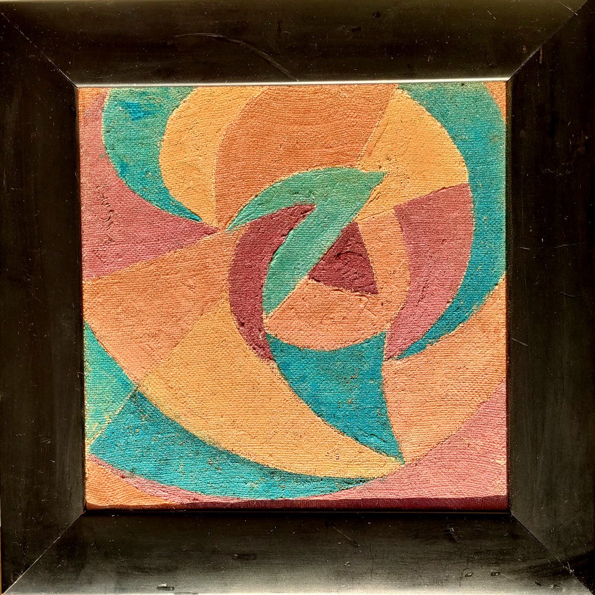 Lequere. C (xxth), Oil On Canvas, Square Composition, Signed And Framed
