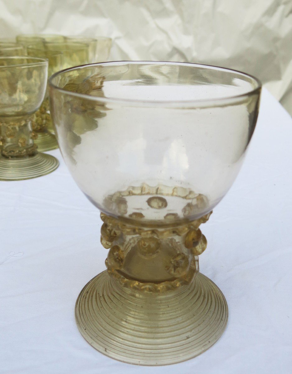 Roemer Service In Murano Glass, 1950s.-photo-3