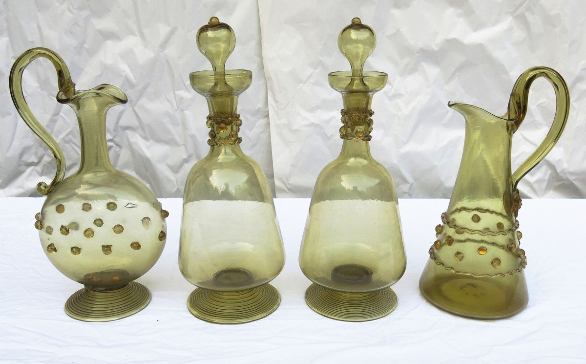 Roemer Service In Murano Glass, 1950s.-photo-5