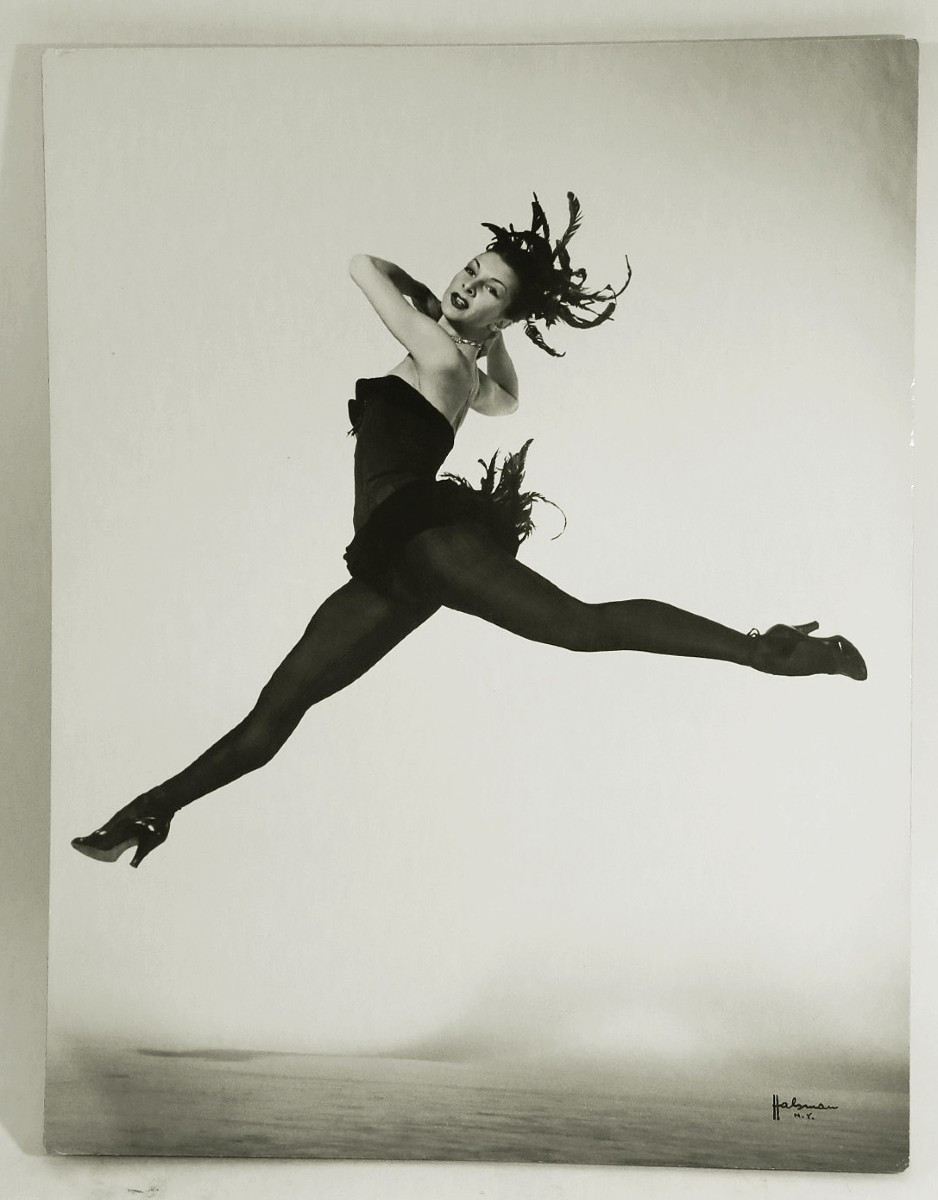 Colette Marchand By Philippe Halsman. New York 1950. Five Vintage Prints.-photo-2