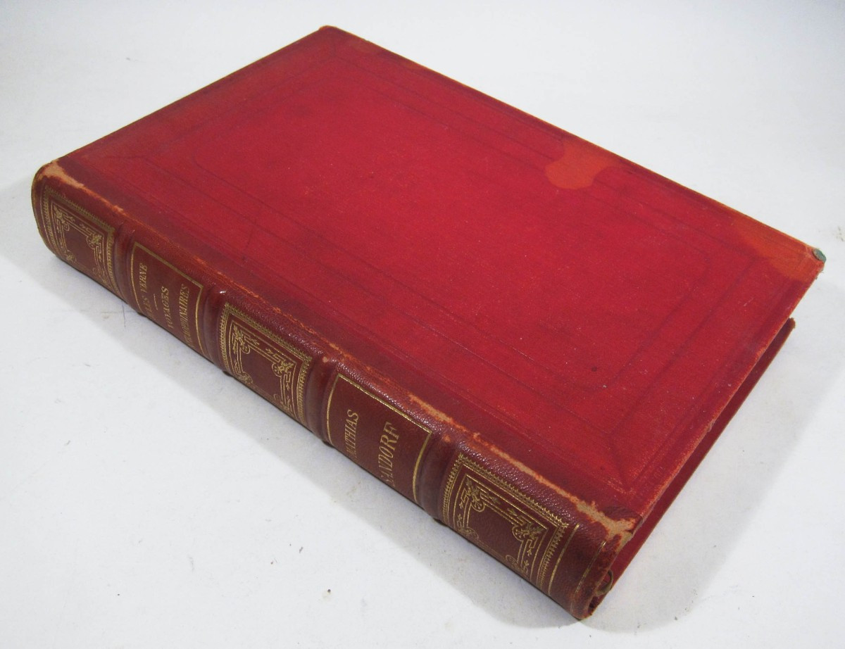 Mathias Sandorf, EO Jules Verne, Hetzel 1885 Les Voyages extraordinaires.