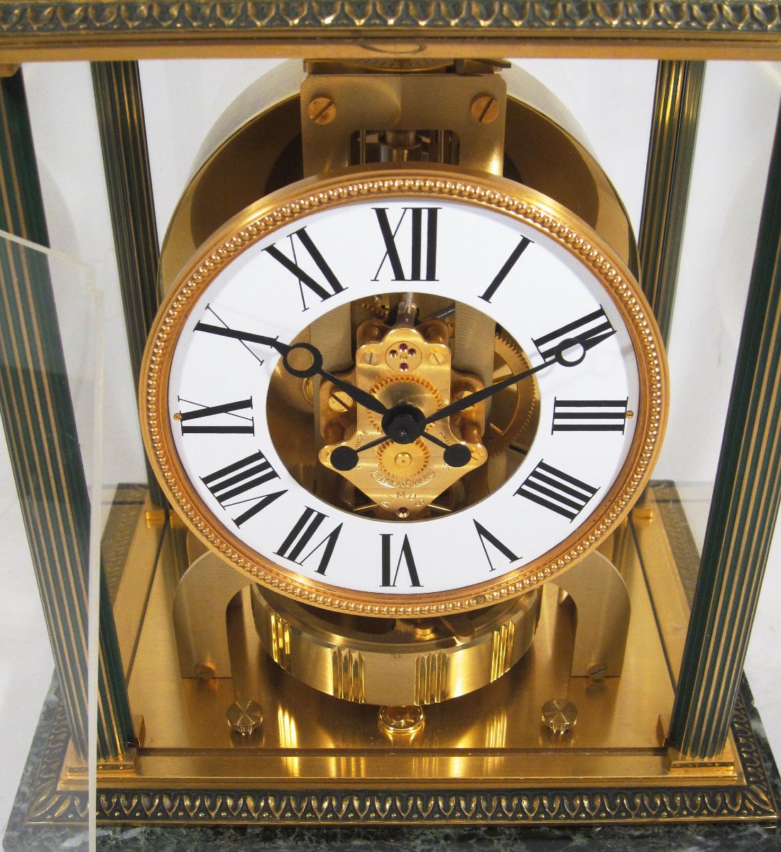 Pendule Atmos Jaeger-LeCoultre, modèle Vendôme. Socle marbre. 1963.-photo-4