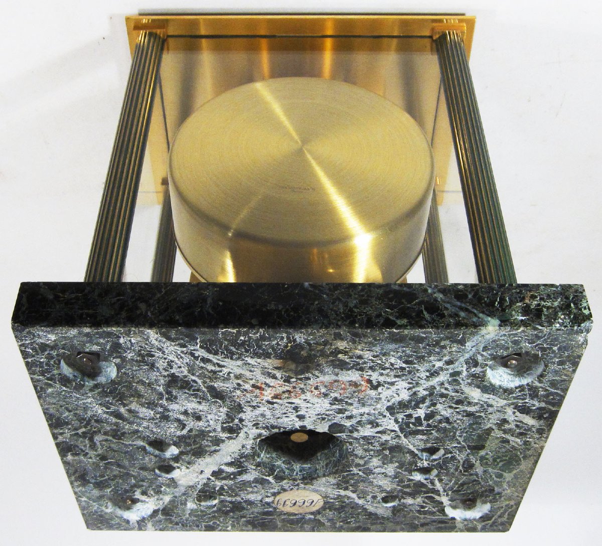 Pendule Atmos Jaeger-LeCoultre, modèle Vendôme. Socle marbre. 1963.-photo-4