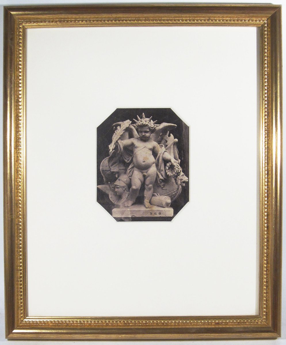 Edouard Baldus, “group By Maniglier,” Louvre, Photograph From 1855.-photo-2