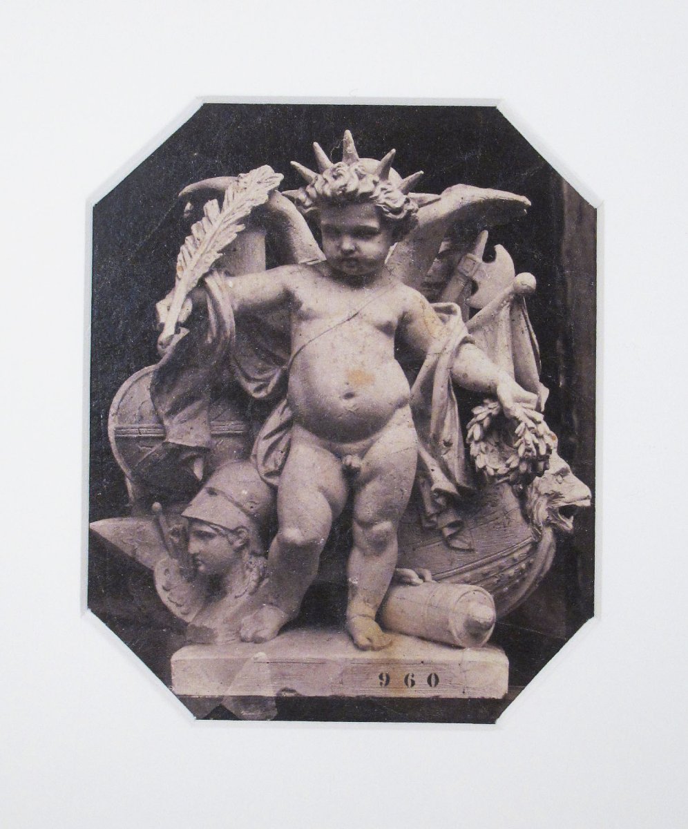Edouard Baldus, “group By Maniglier,” Louvre, Photograph From 1855.