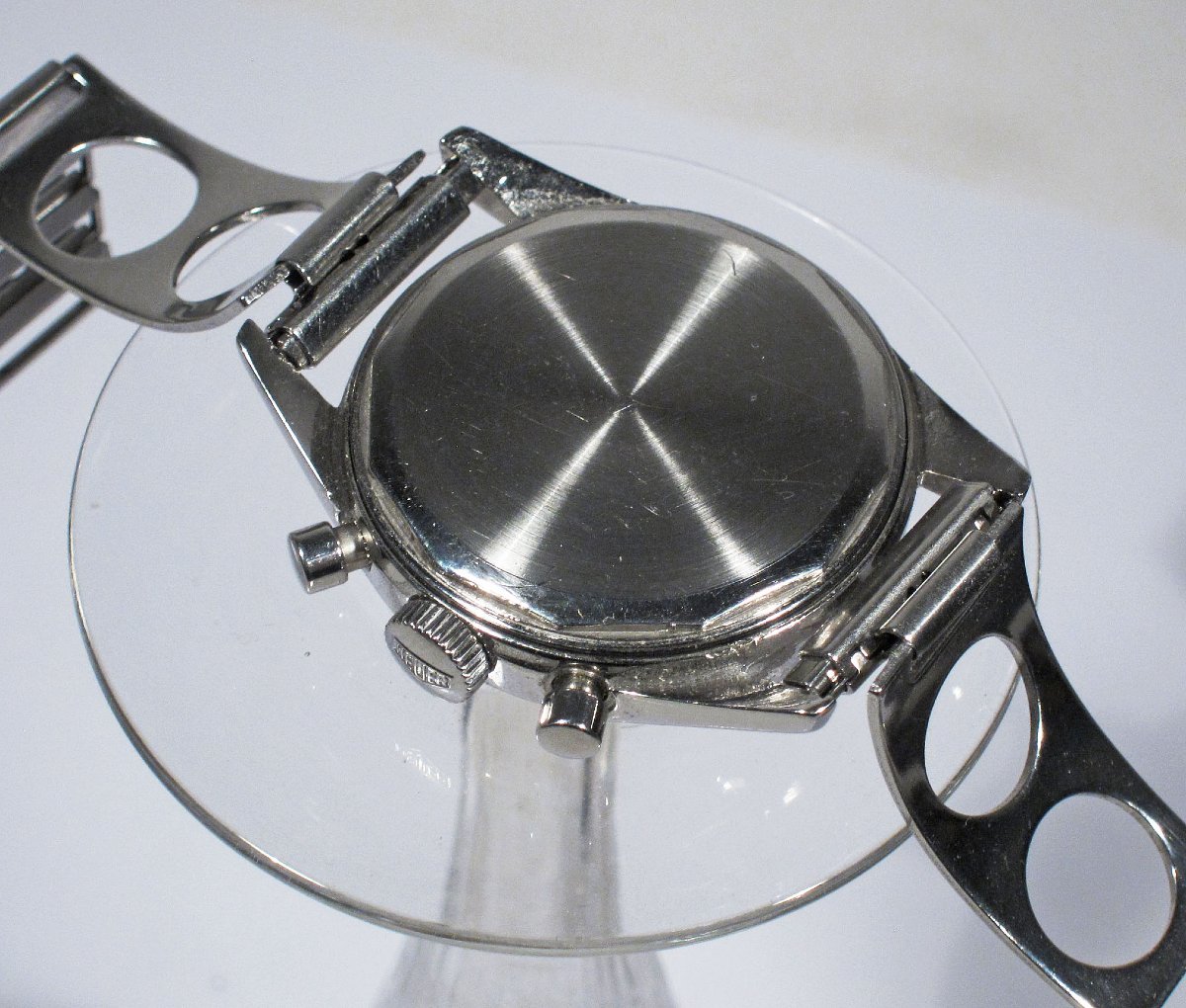 Heuer 3647s Chronograph, First Version With Valjoux 92 Caliber, 1963, Serviced.-photo-5