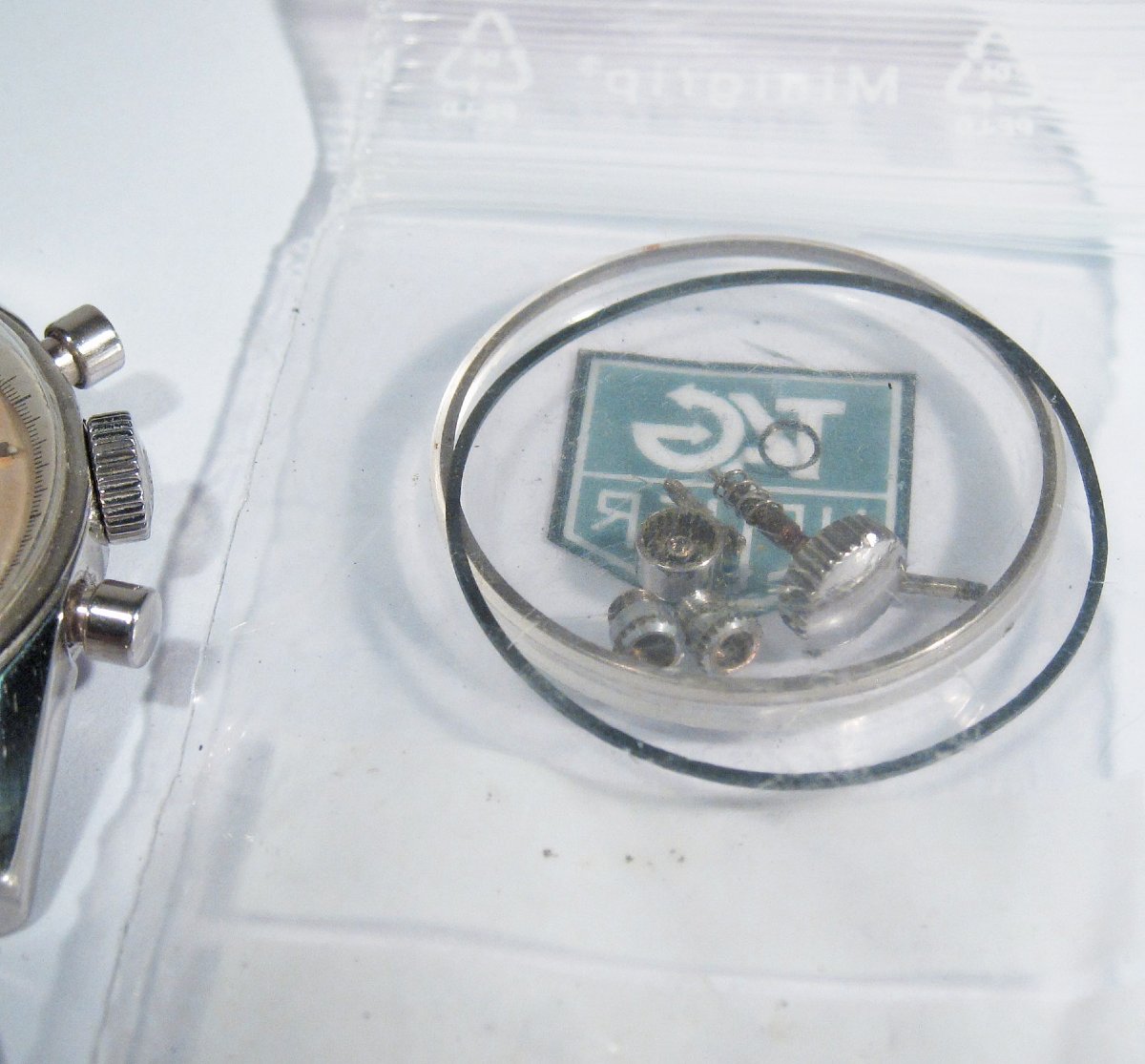 Heuer 3647s Chronograph, First Version With Valjoux 92 Caliber, 1963, Serviced.-photo-6