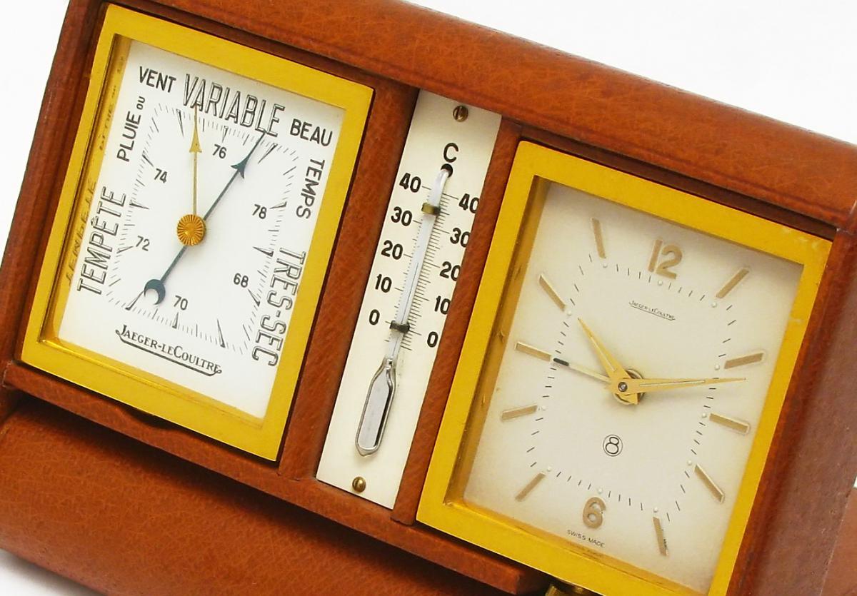 Réveil-baromètre-thermomètre Jaeger-LeCoultre type Ados.1950-photo-2