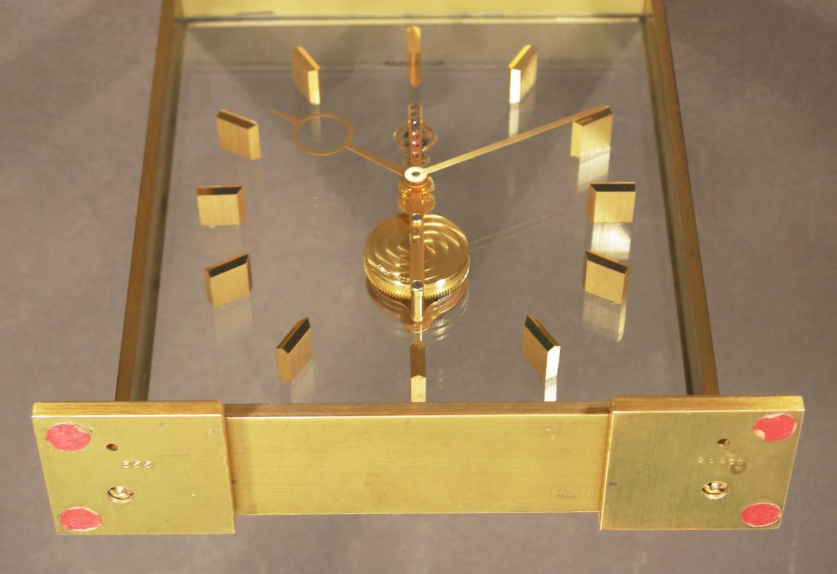  Jaeger-lecoultre Clock In-line "baguette" Caliber  210. 1960. Swiss Made-photo-7