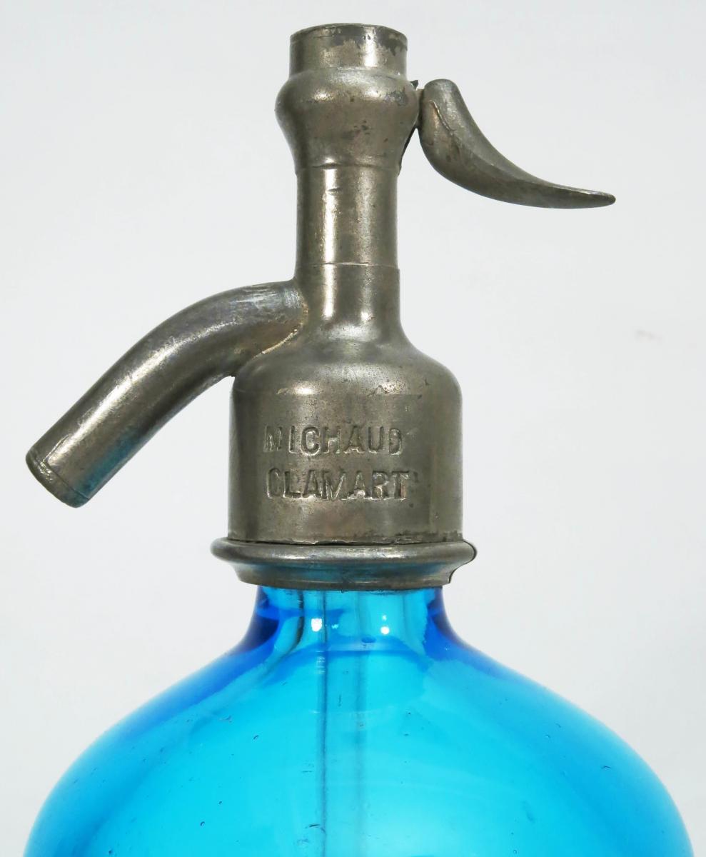 Siphon de bistrot bleu "Michaud à Clamart". 1900-photo-2