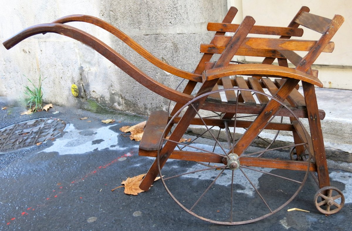 Dog Cart For Child Or Doll. 1900.-photo-2