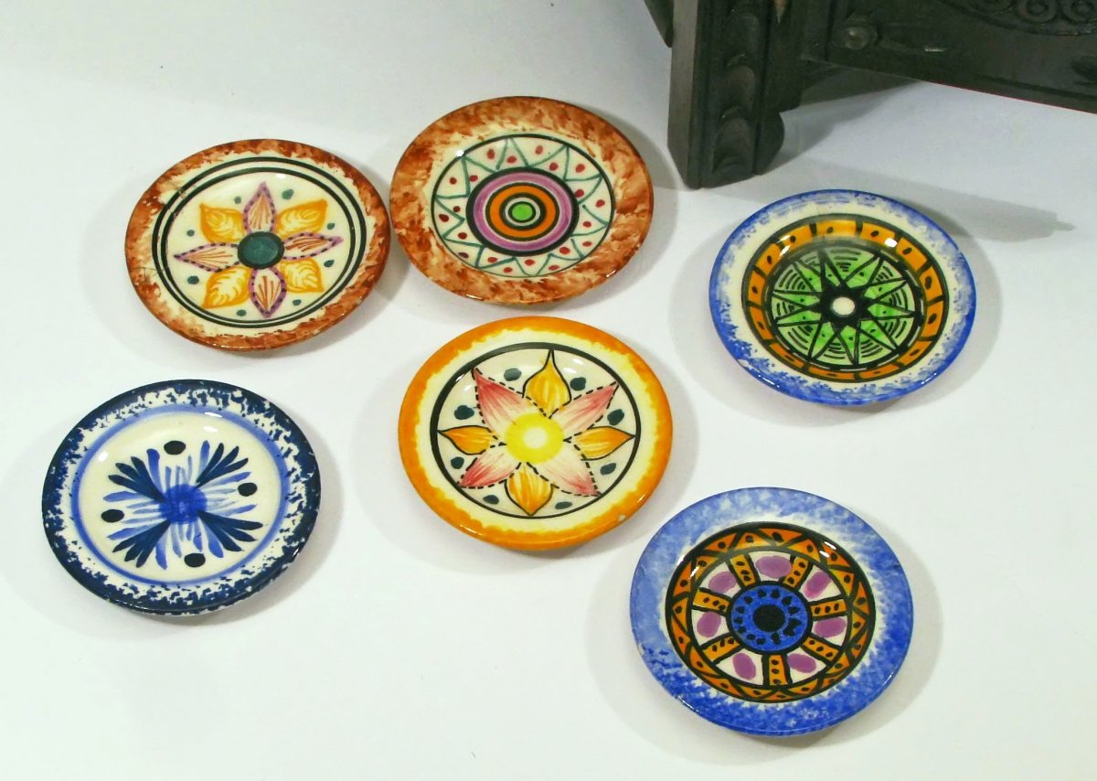 Small Miniature Briton Doll Furnitures. Plozévet, Circa 1930-40.-photo-5