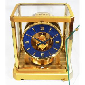 Jaeger-lecoultre Atmos Clock With Lapis Lazuli Dial.