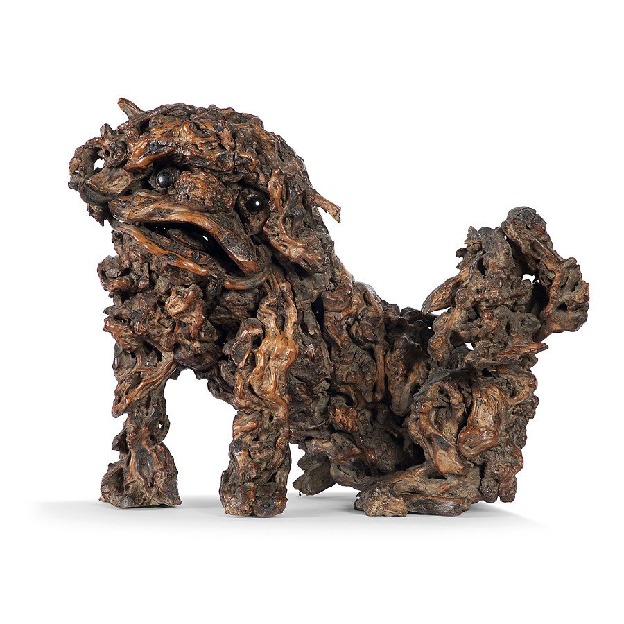 Paire De Chiens De Phô, Japon 19e Siècle-photo-3