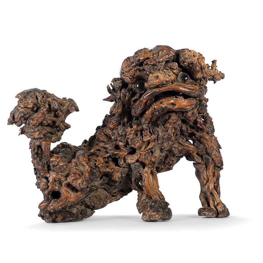 Paire De Chiens De Phô, Japon 19e Siècle-photo-4