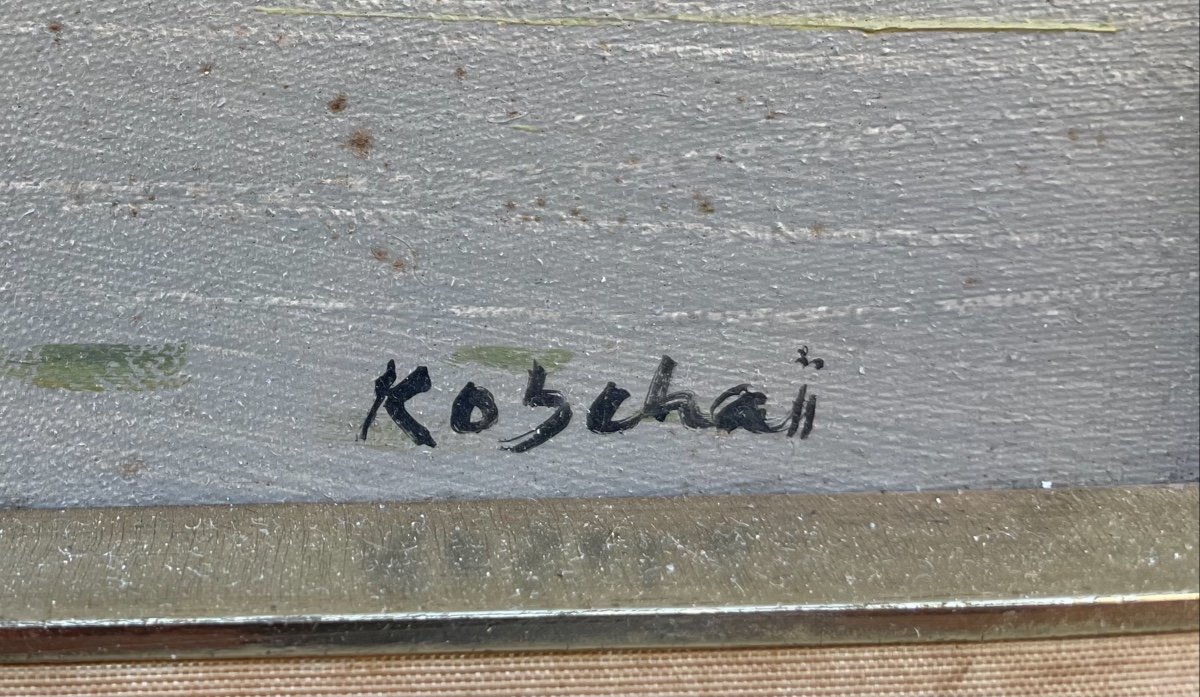 Huile Sur Toile Par Le Peintre Kobchai - Chine -photo-4