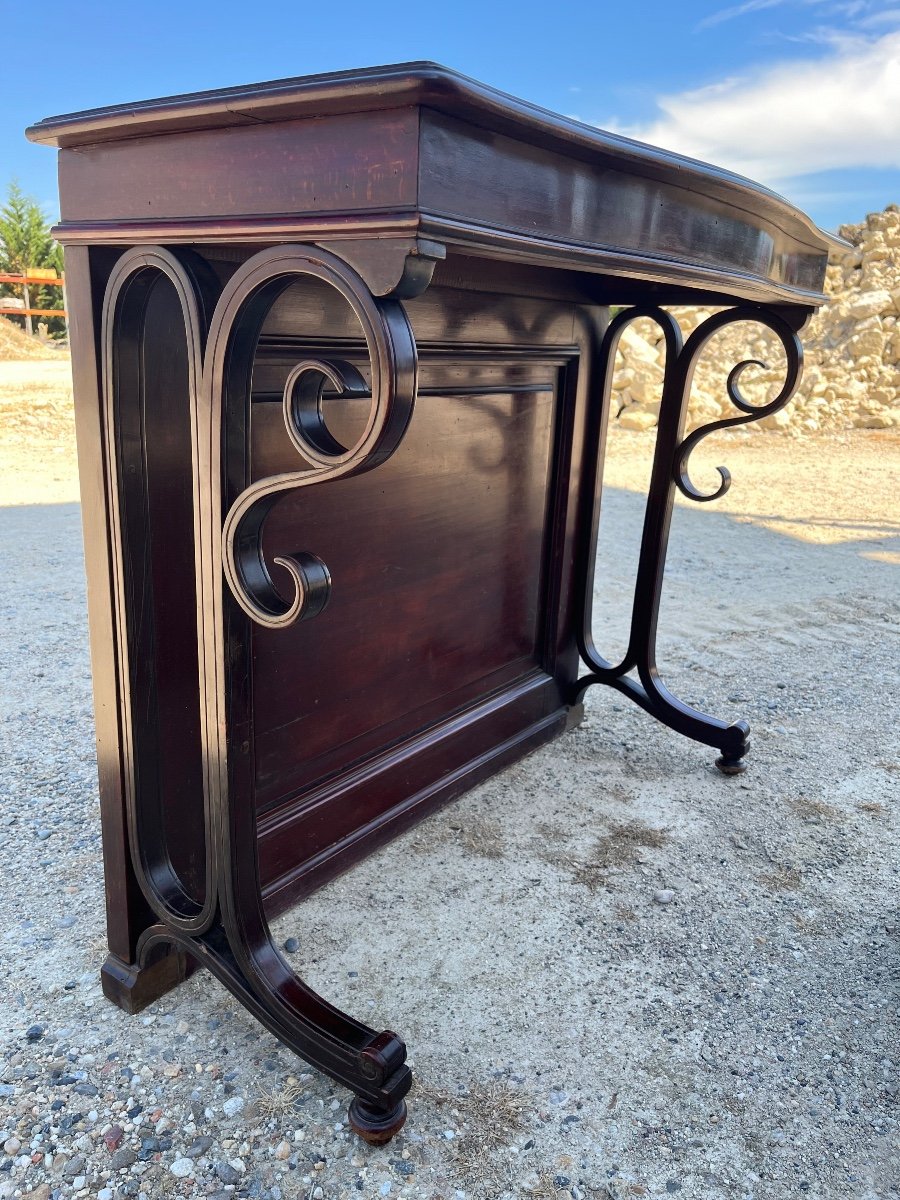 Console En Hêtre Courbé De Thonet Circa 1890