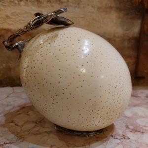 Ostrich Egg, Italy 19th