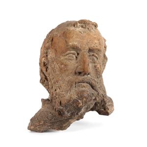 Terracotta Head Fragment, Italy 17th Century