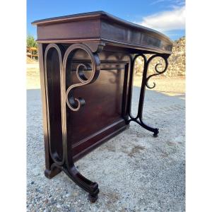 Console In Curved Beech From Thonet Circa 1890