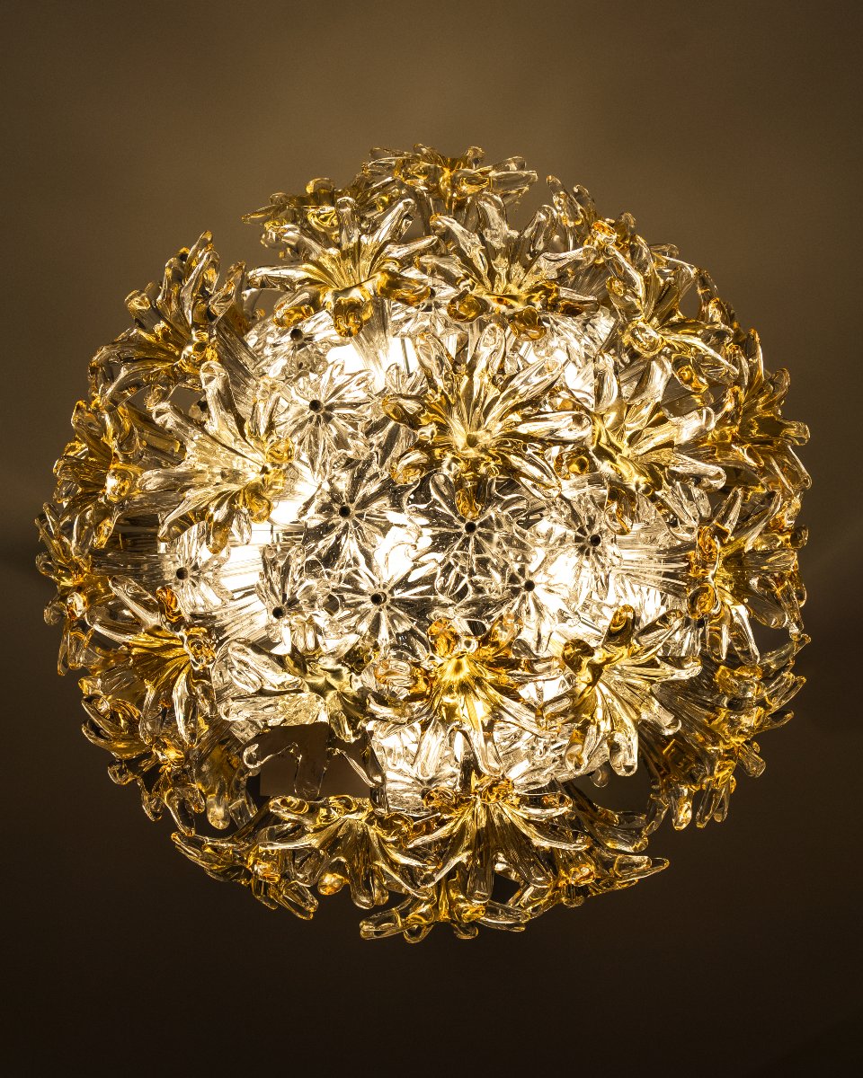 Lustre modèle Esprit par Toni Zuccheri pour Venini, Italie, circa 1970-photo-2