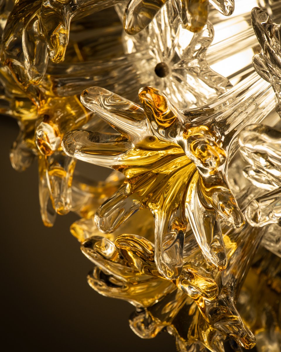 Lustre modèle Esprit par Toni Zuccheri pour Venini, Italie, circa 1970-photo-3