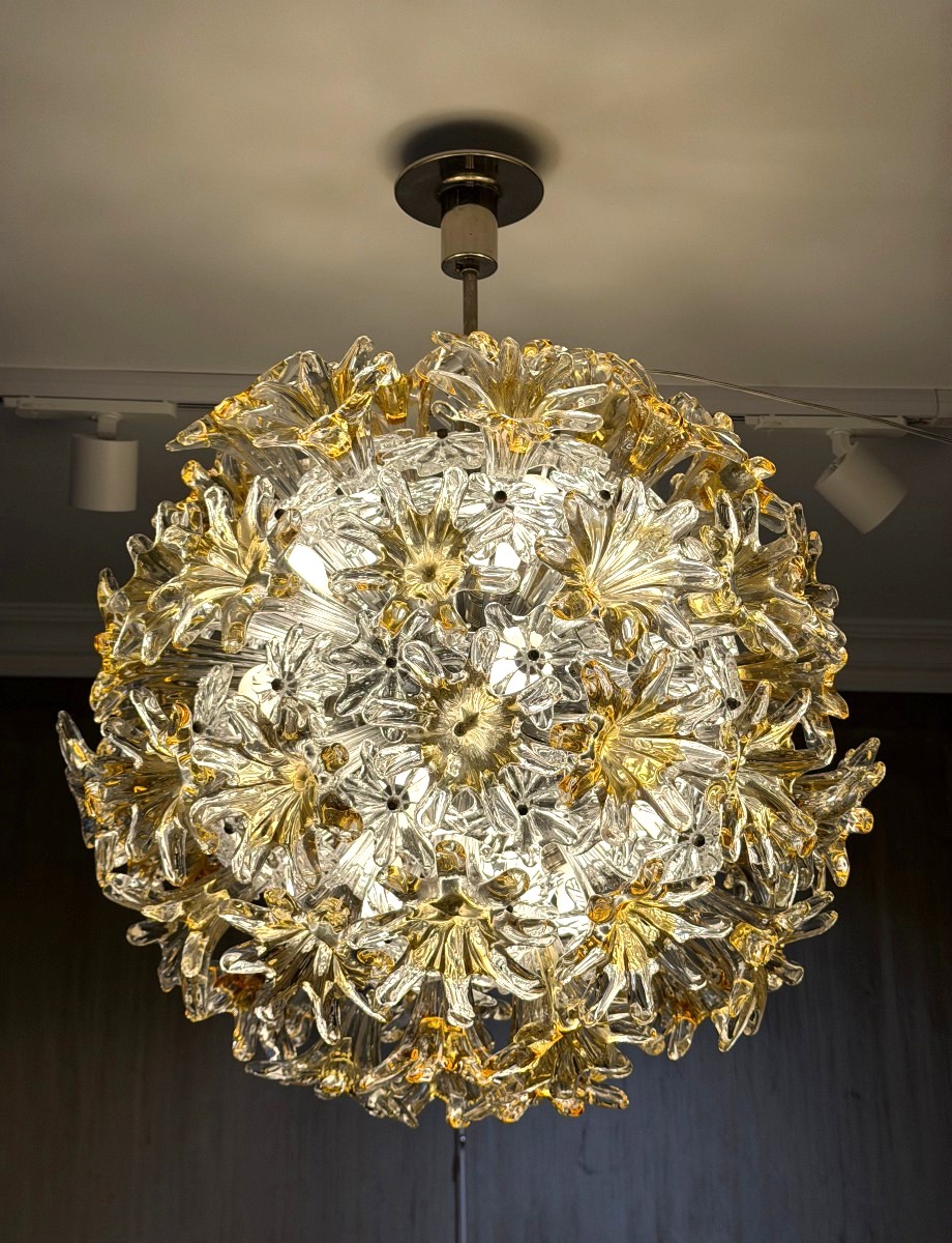 Lustre modèle Esprit par Toni Zuccheri pour Venini, Italie, circa 1970