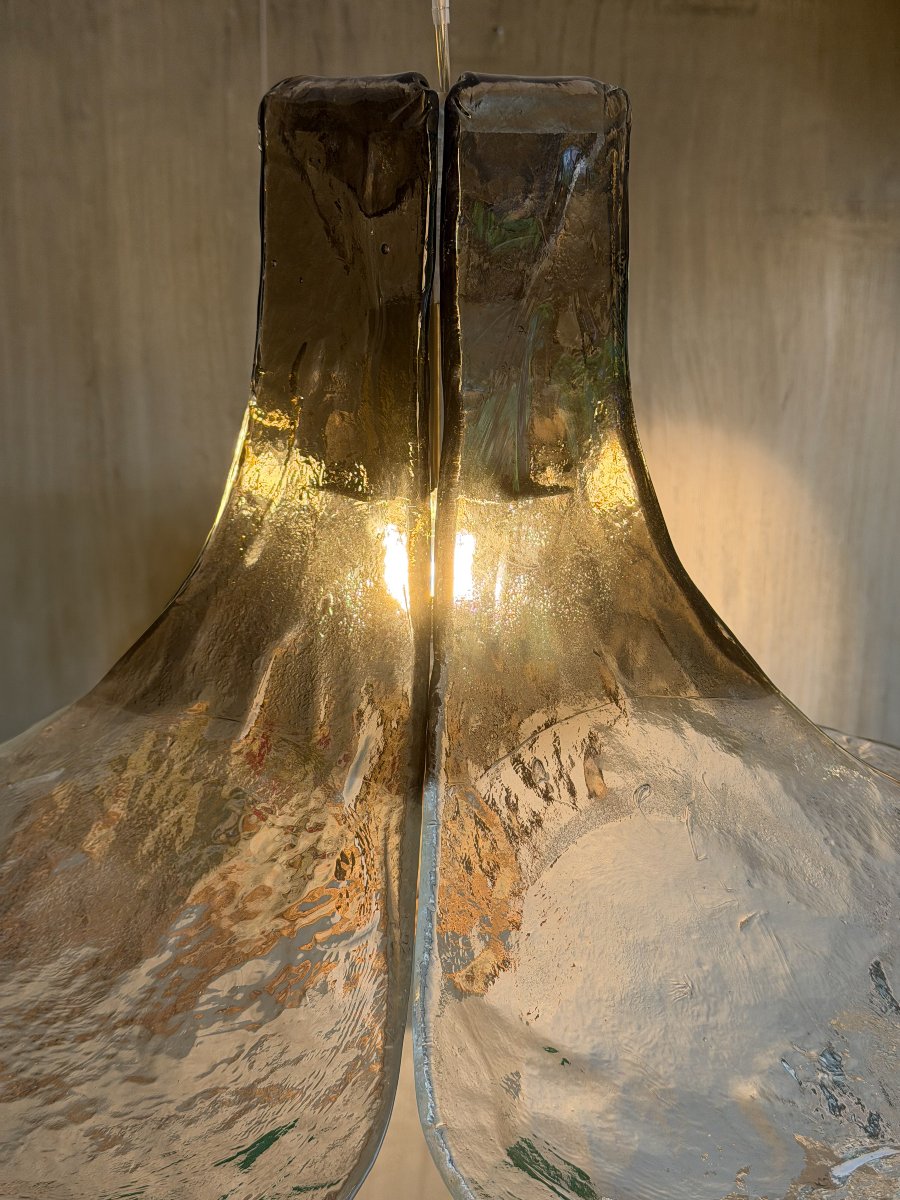 Carlo Nason (1935), suspension en verre de Murano, années 60-photo-2