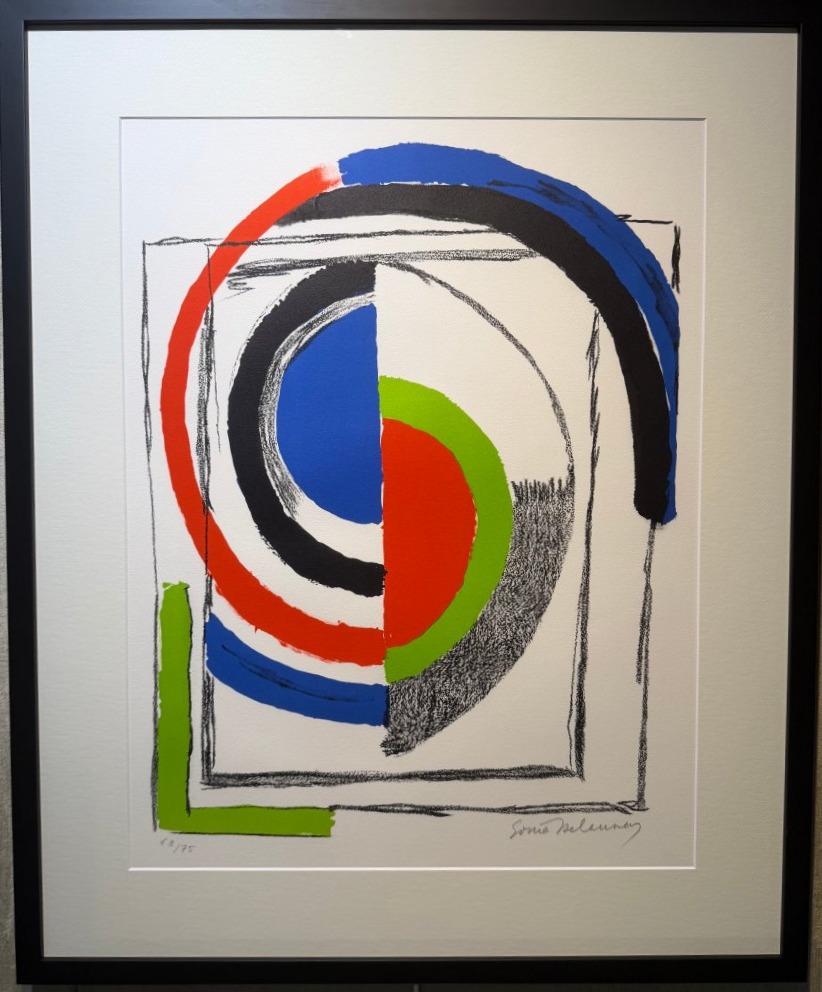 Sonia Delaunay, "a Jour" , Color Lithograph On Wove Paper