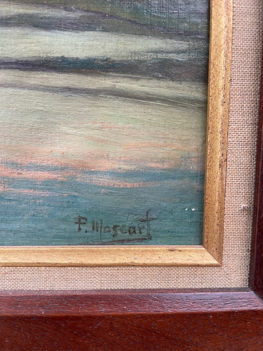 The Thio  River- Paul Mascart - Oil On Canvas Signed - New Caledonia-photo-3