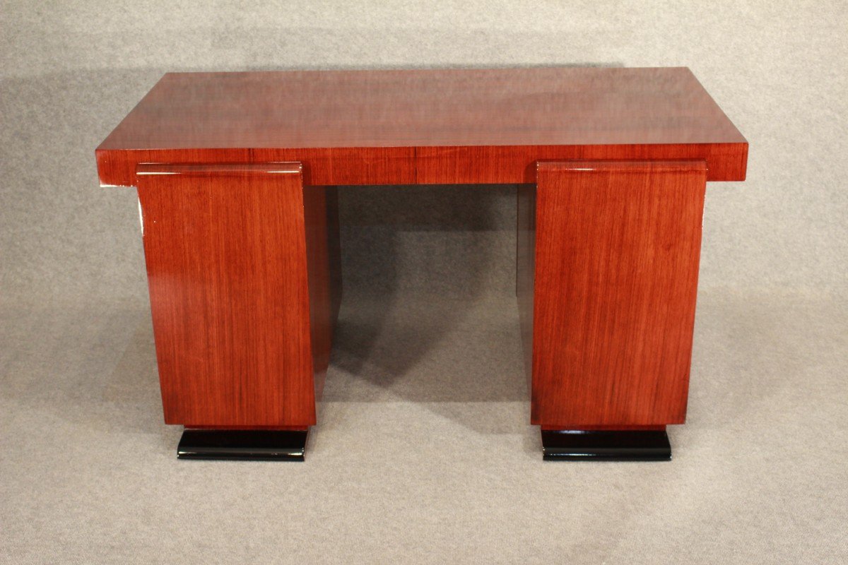 Bureau Art Déco Vers 1930 En Palissandre De Madagascar-photo-5