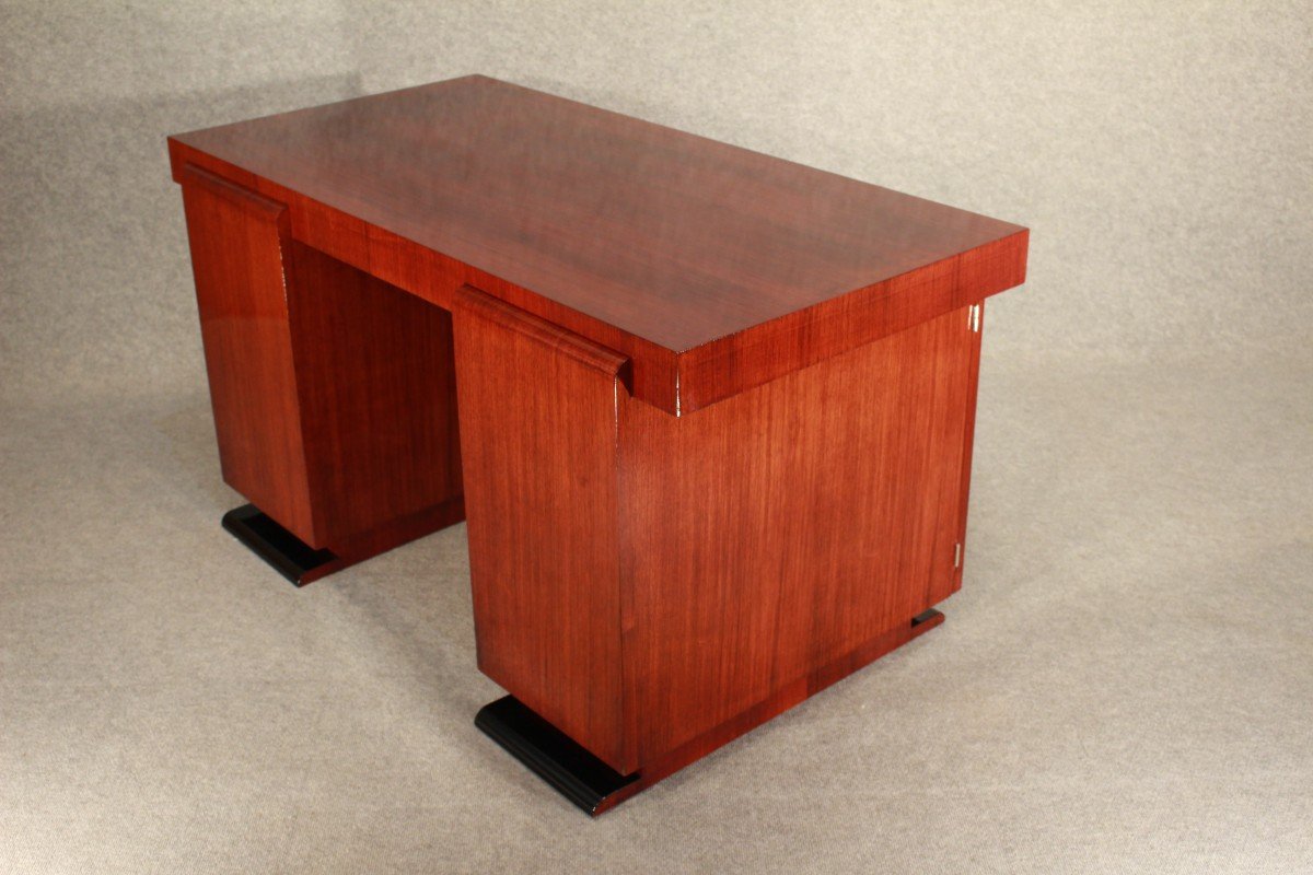 Bureau Art Déco Vers 1930 En Palissandre De Madagascar-photo-6