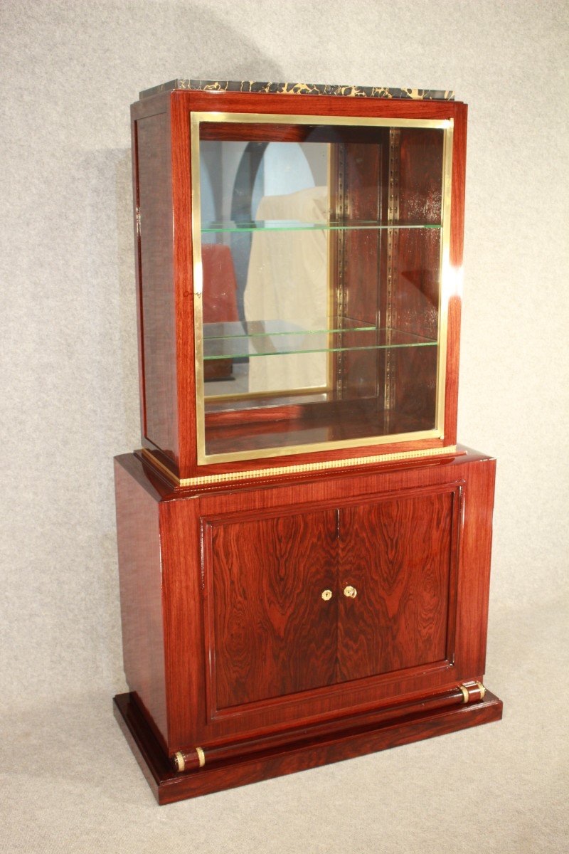 Christian Krass Meuble De Rangement / Vitrine Art Déco