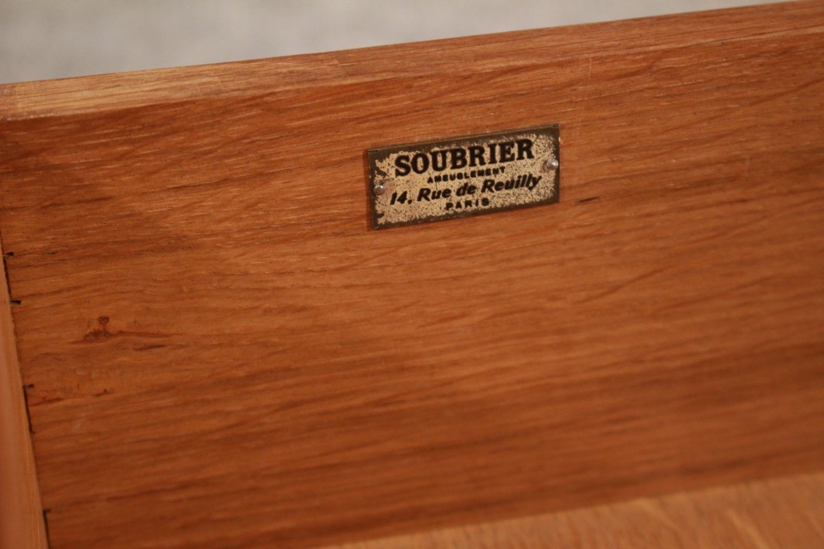 Art Deco Secretary / Desk Circa 1930 Signed Soubrier-photo-7