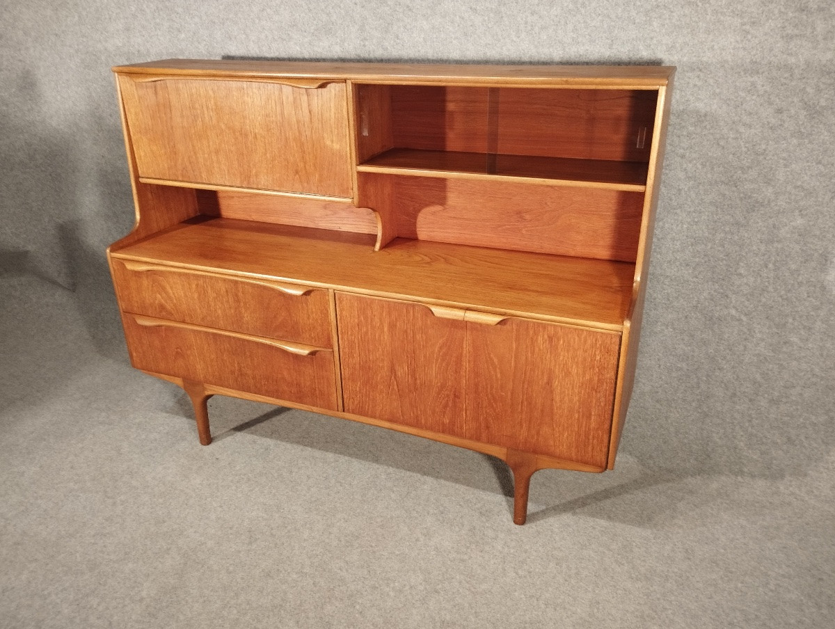 Scandinavian-style Teak Sideboard From The 1960s, Signed Sutcliffe Todmorden-photo-3