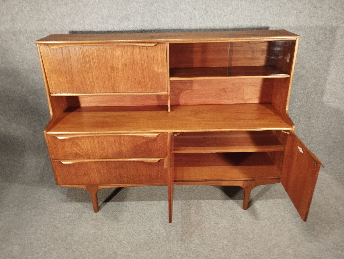 Scandinavian-style Teak Sideboard From The 1960s, Signed Sutcliffe Todmorden-photo-4