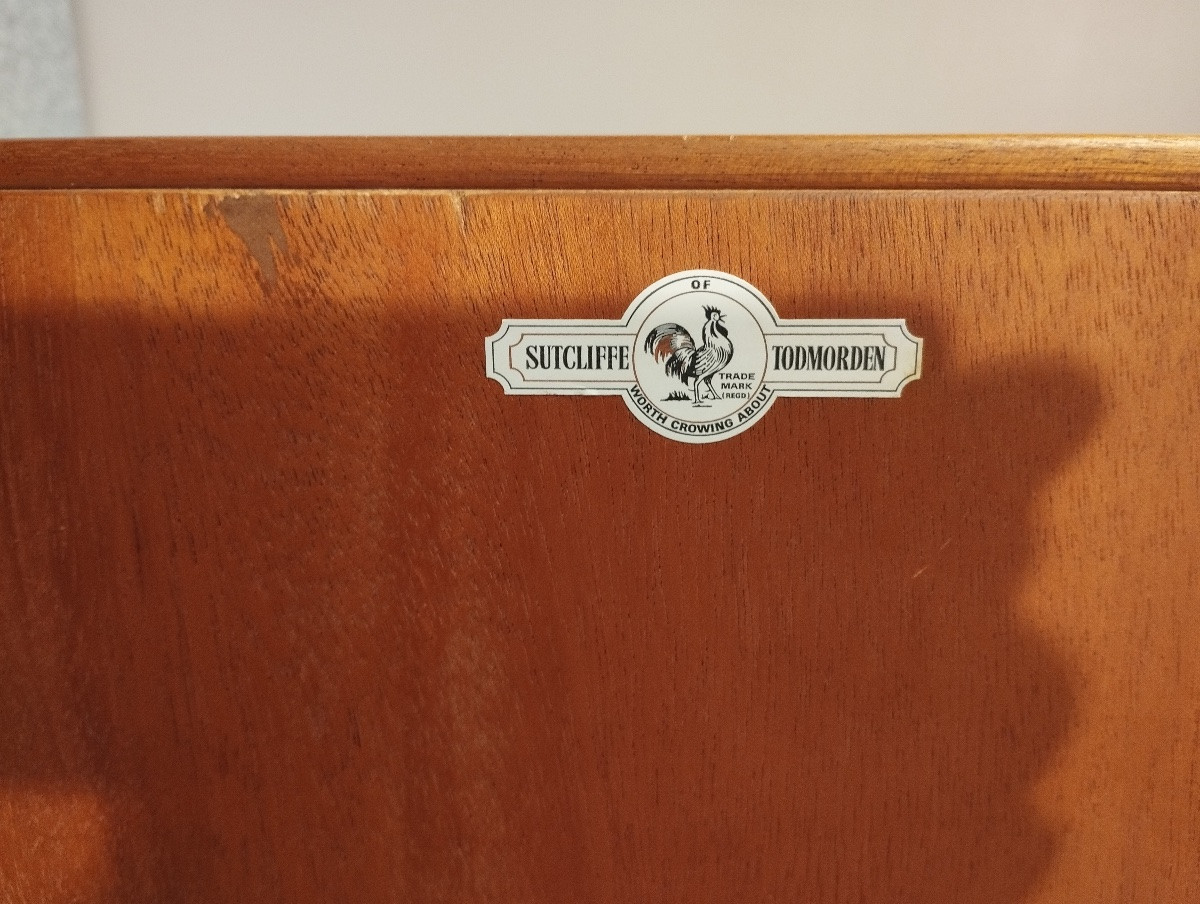 Scandinavian-style Teak Sideboard From The 1960s, Signed Sutcliffe Todmorden-photo-1