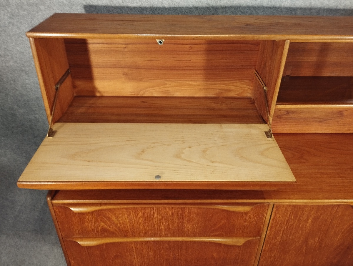 Scandinavian-style Teak Sideboard From The 1960s, Signed Sutcliffe Todmorden-photo-5