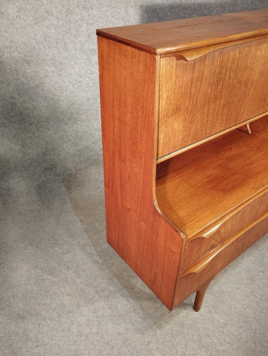 Scandinavian-style Teak Sideboard From The 1960s, Signed Sutcliffe Todmorden-photo-8